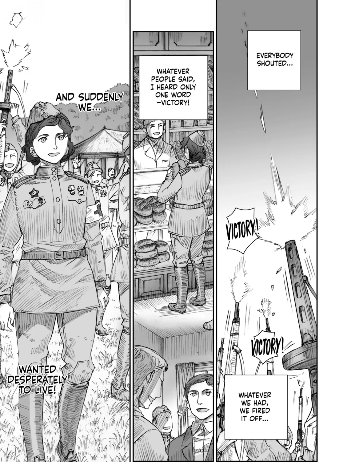 Sensou wa Onna no Kao wo Shiteinai Chapter 16.3 page 33 - 