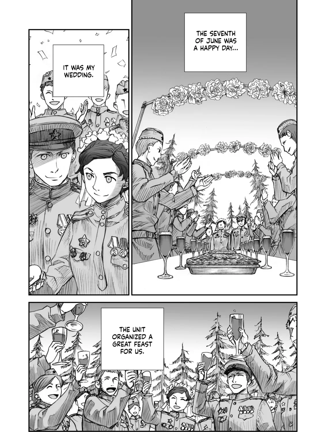 Sensou wa Onna no Kao wo Shiteinai Chapter 16.3 page 37 - 