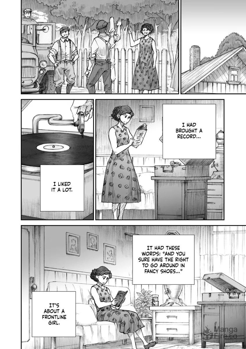 Sensou wa Onna no Kao wo Shiteinai Chapter 16.4 page 8 - 