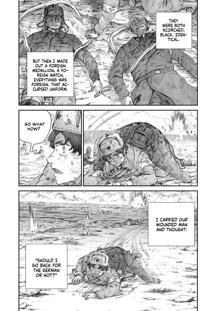 Sensou wa Onna no Kao wo Shiteinai Chapter 16.5 page 16 - 