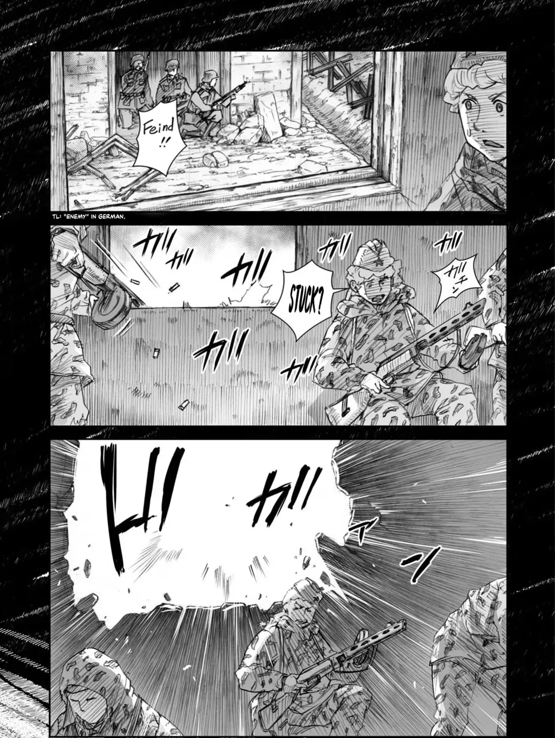 Sensou wa Onna no Kao wo Shiteinai Chapter 2.3 page 29 - 