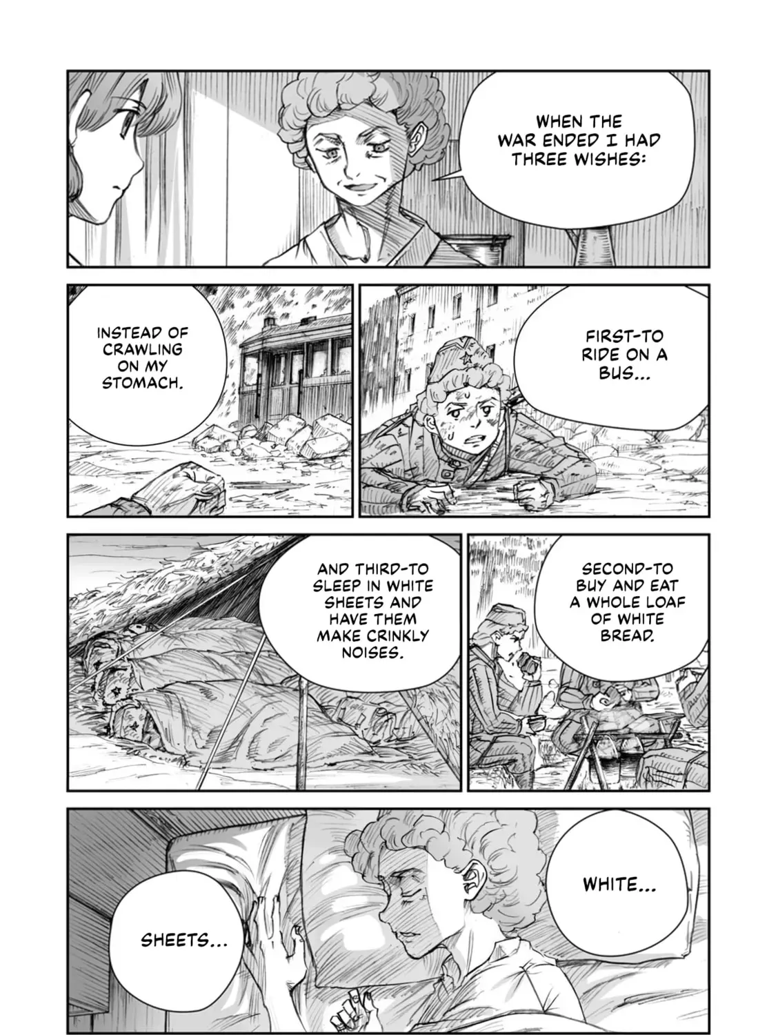 Sensou wa Onna no Kao wo Shiteinai Chapter 2.3 page 35 - 