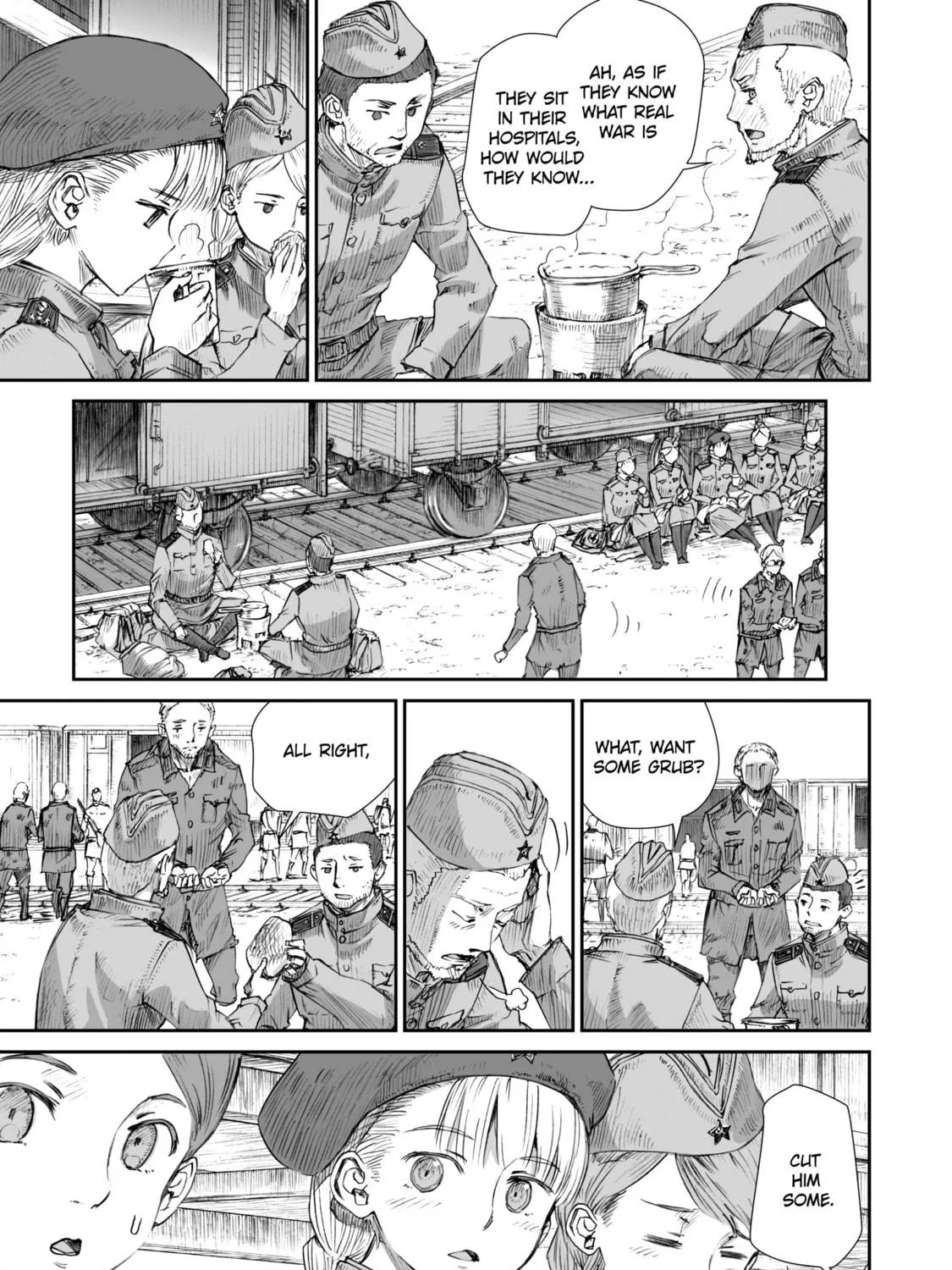 Sensou wa Onna no Kao wo Shiteinai Chapter 2 page 17 - 