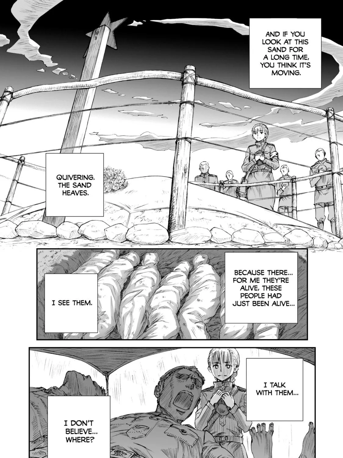 Sensou wa Onna no Kao wo Shiteinai Chapter 2 page 35 - 