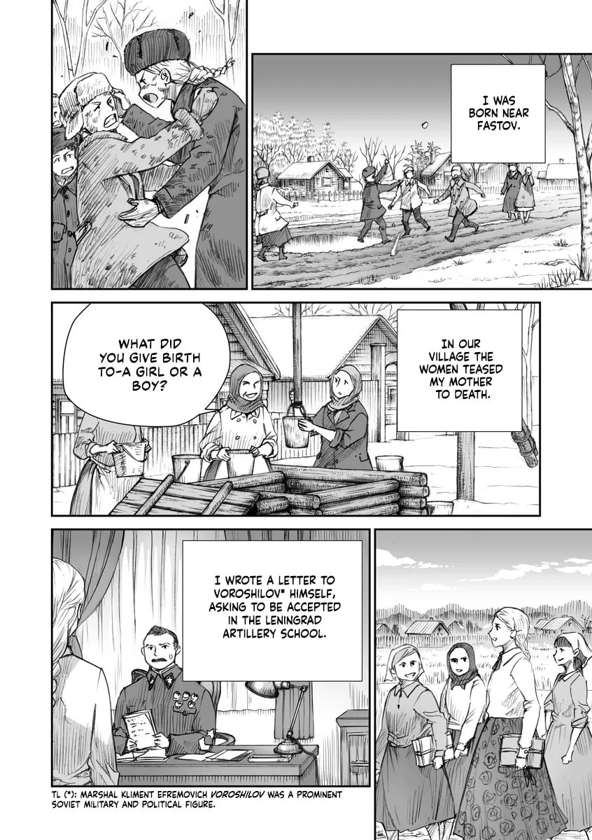 Sensou wa Onna no Kao wo Shiteinai Chapter 21 page 6 - 