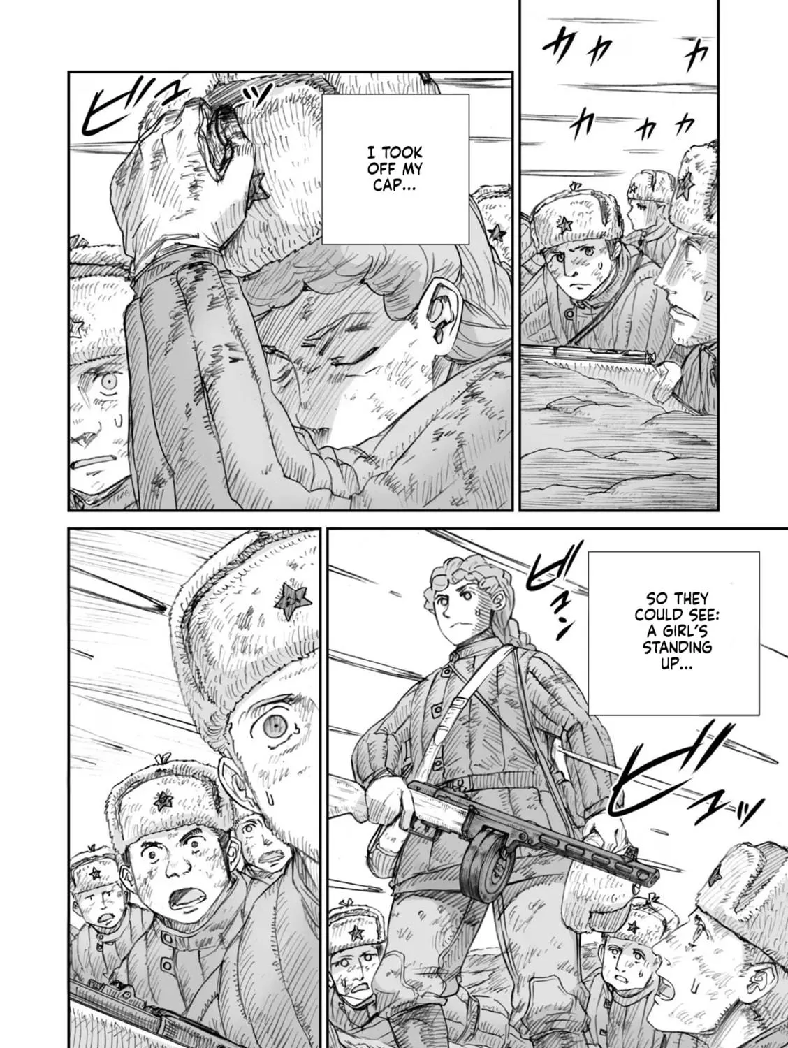 Sensou wa Onna no Kao wo Shiteinai Chapter 22.2 page 19 - 