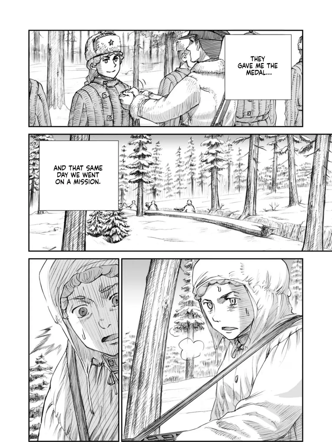 Sensou wa Onna no Kao wo Shiteinai Chapter 22.2 page 23 - 