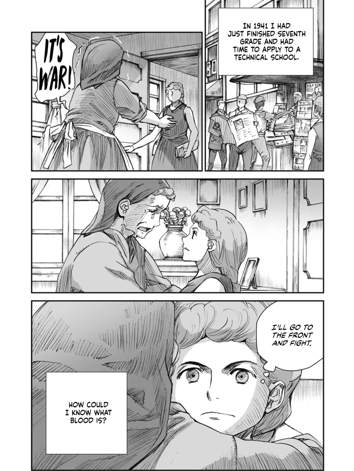 Sensou wa Onna no Kao wo Shiteinai Chapter 22 page 13 - 