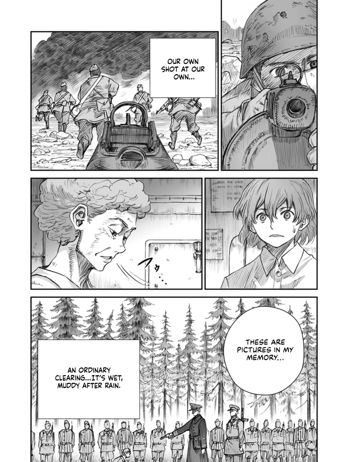 Sensou wa Onna no Kao wo Shiteinai Chapter 22 page 33 - 