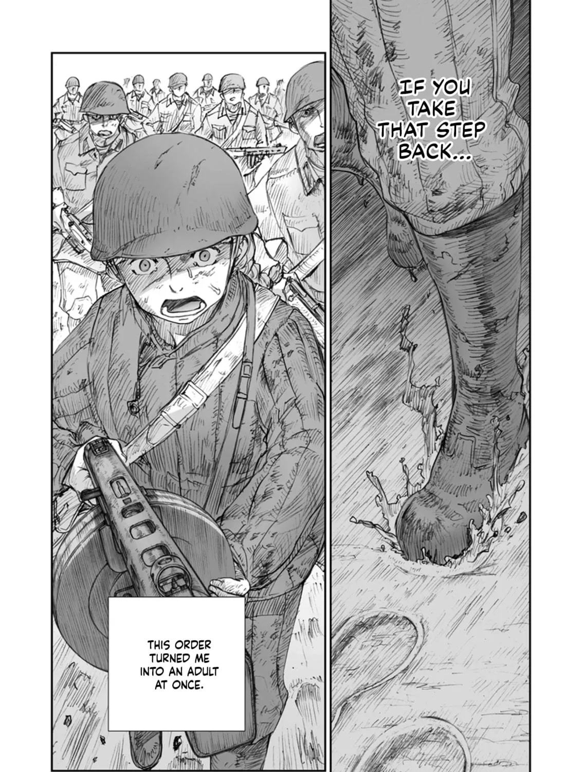 Sensou wa Onna no Kao wo Shiteinai Chapter 22 page 41 - 