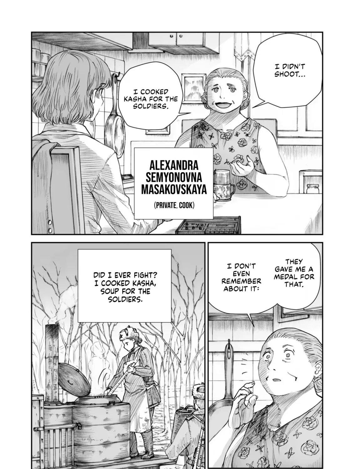 Sensou wa Onna no Kao wo Shiteinai Chapter 24.3 page 13 - 