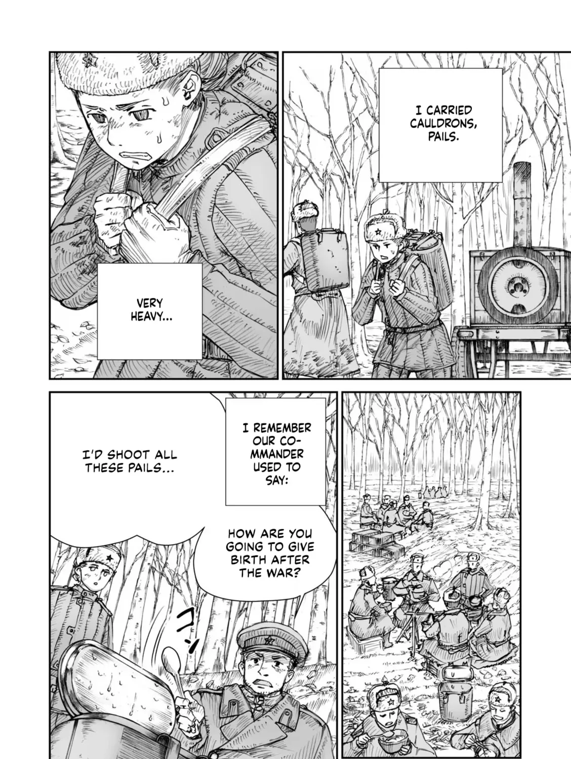 Sensou wa Onna no Kao wo Shiteinai Chapter 24.3 page 15 - 