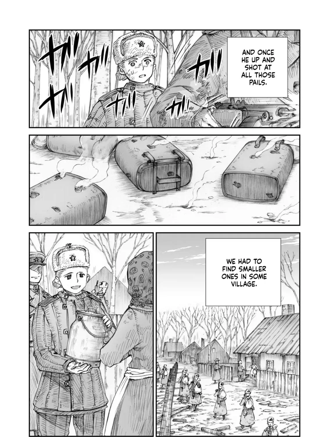 Sensou wa Onna no Kao wo Shiteinai Chapter 24.3 page 17 - 