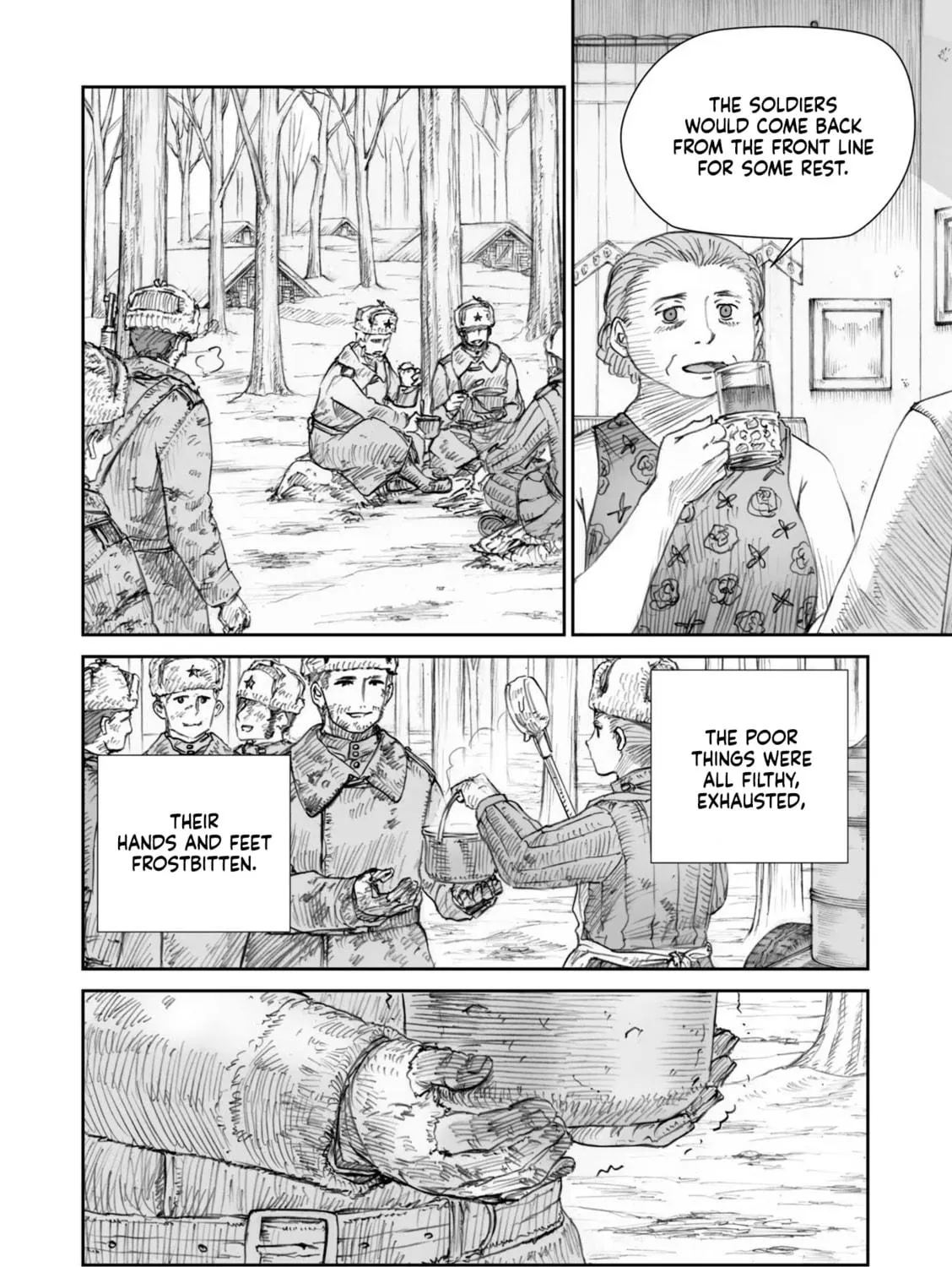 Sensou wa Onna no Kao wo Shiteinai Chapter 24.3 page 19 - 