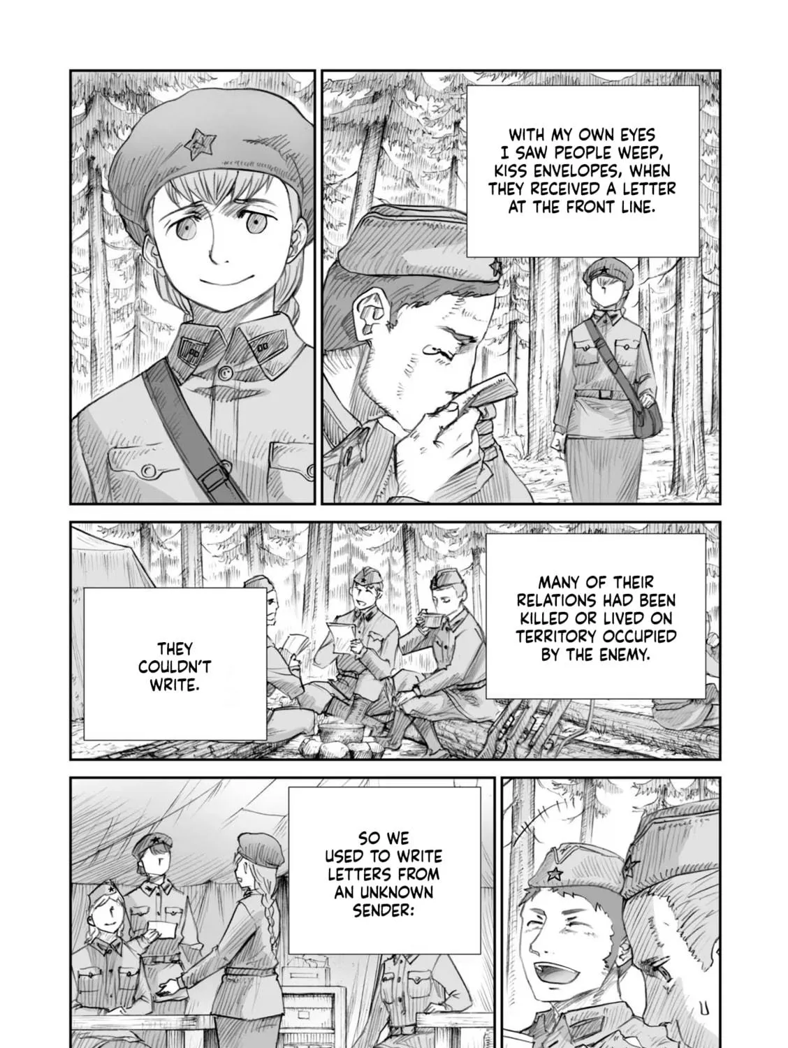 Sensou wa Onna no Kao wo Shiteinai Chapter 24.4 page 17 - 