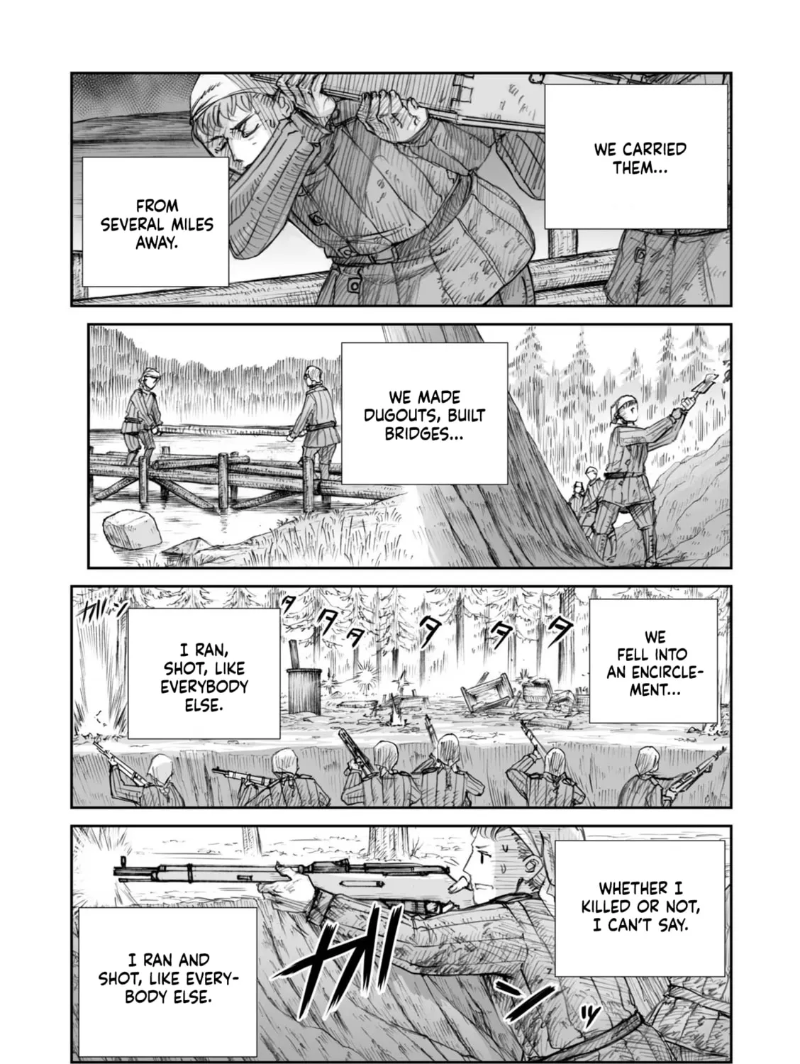 Sensou wa Onna no Kao wo Shiteinai Chapter 24 page 21 - 