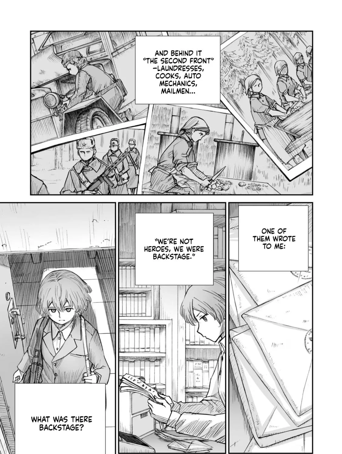 Sensou wa Onna no Kao wo Shiteinai Chapter 24 page 9 - 