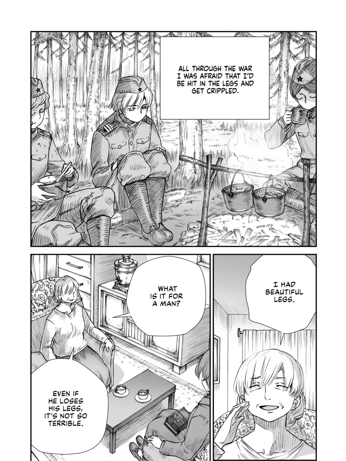 Sensou wa Onna no Kao wo Shiteinai Chapter 26.2 page 17 - 