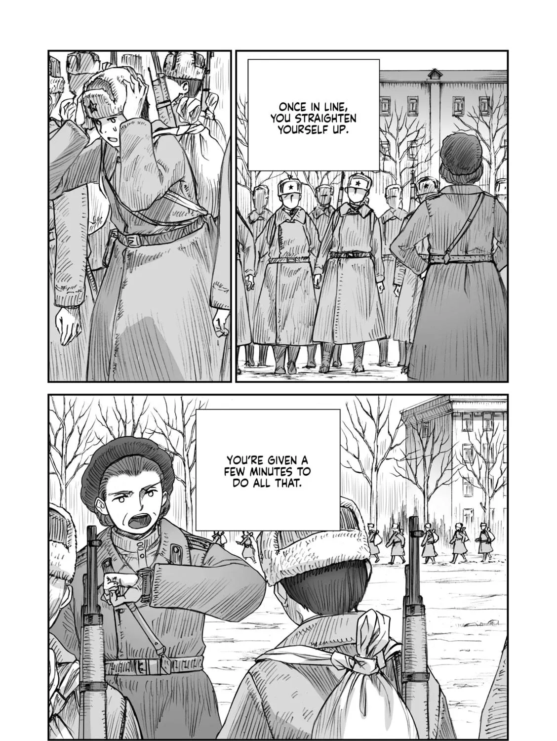 Sensou wa Onna no Kao wo Shiteinai Chapter 26.4 page 19 - 