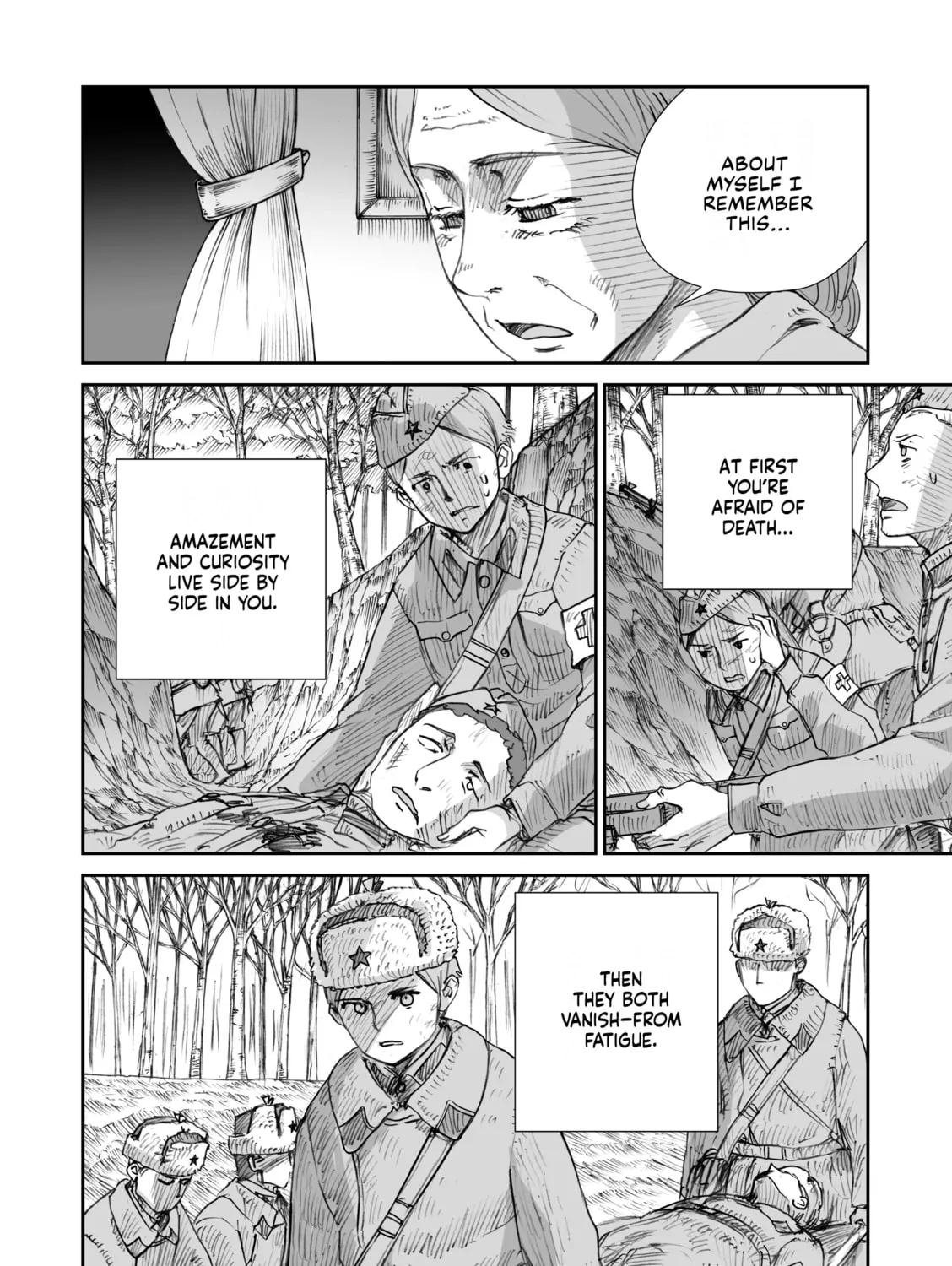 Sensou wa Onna no Kao wo Shiteinai Chapter 26.5 page 15 - 
