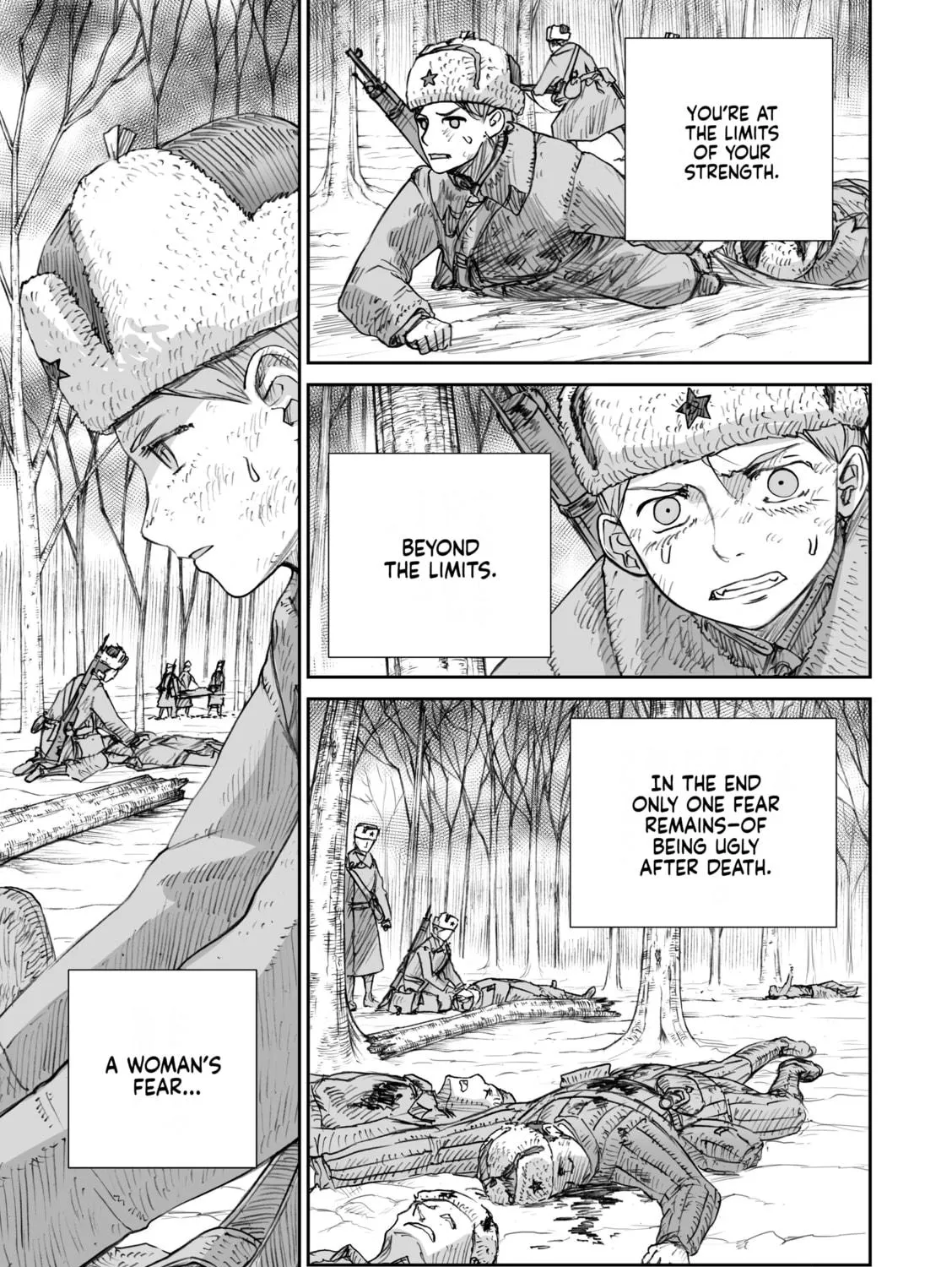 Sensou wa Onna no Kao wo Shiteinai Chapter 26.5 page 17 - 