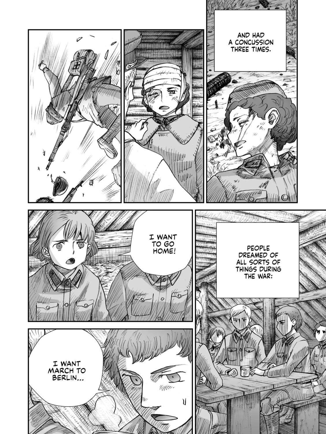 Sensou wa Onna no Kao wo Shiteinai Chapter 26.5 page 27 - 