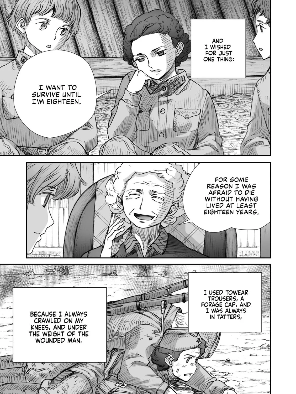 Sensou wa Onna no Kao wo Shiteinai Chapter 26.5 page 29 - 