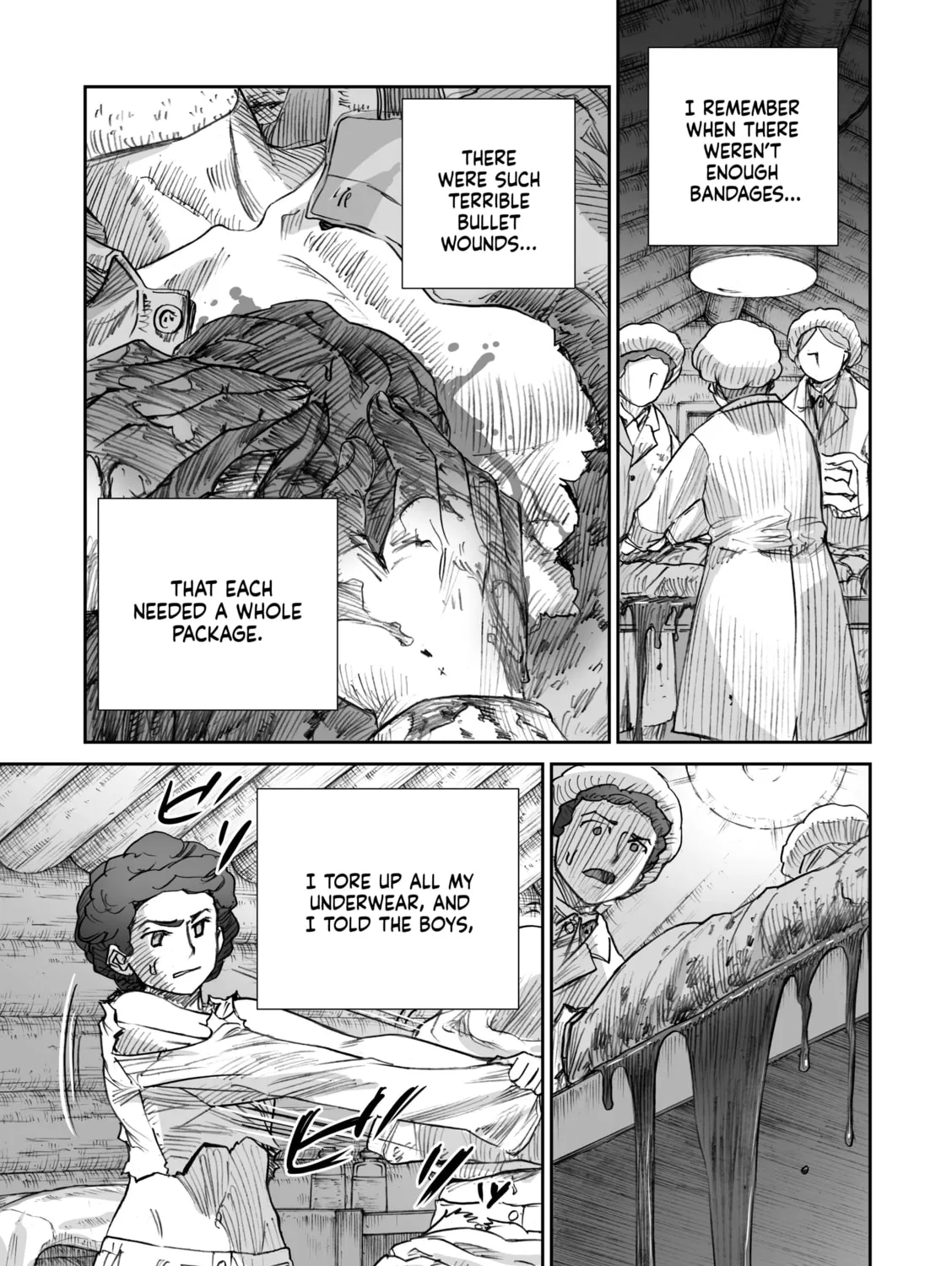 Sensou wa Onna no Kao wo Shiteinai Chapter 26.5 page 33 - 