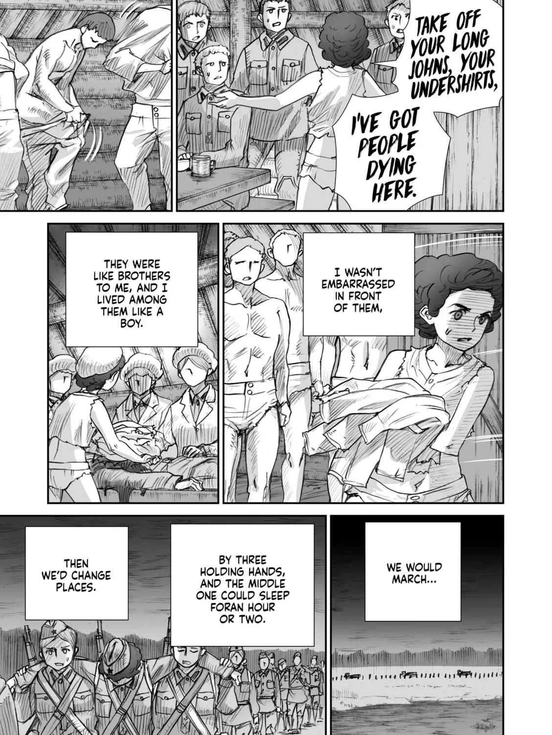 Sensou wa Onna no Kao wo Shiteinai Chapter 26.5 page 35 - 