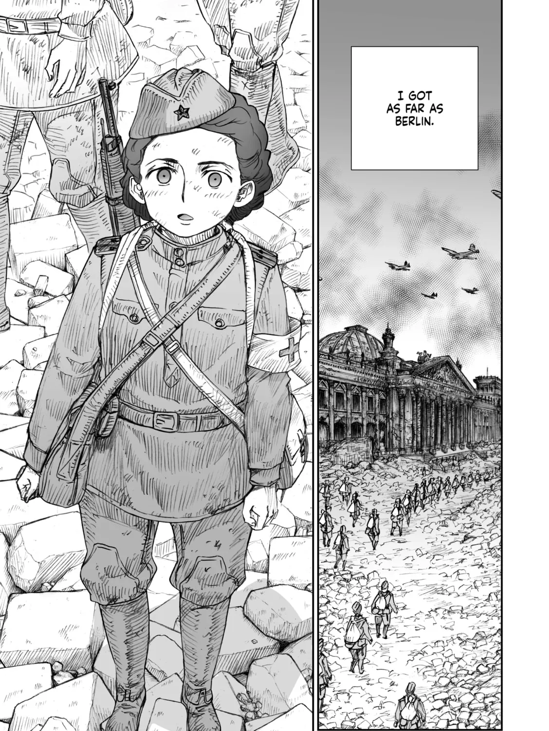 Sensou wa Onna no Kao wo Shiteinai Chapter 26.5 page 37 - 