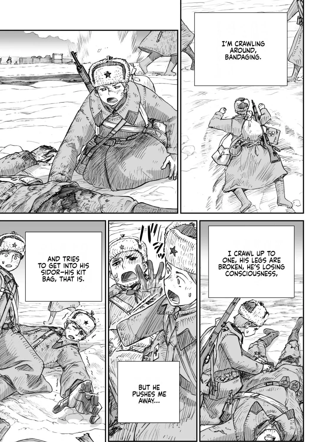 Sensou wa Onna no Kao wo Shiteinai Chapter 26.5 page 9 - 
