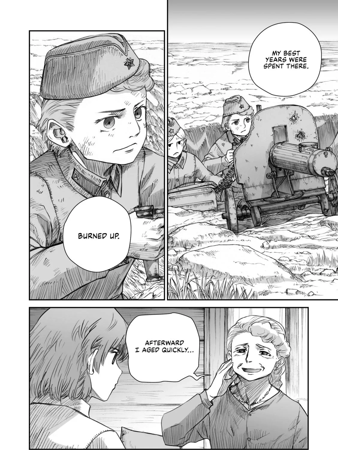 Sensou wa Onna no Kao wo Shiteinai Chapter 26 page 19 - 