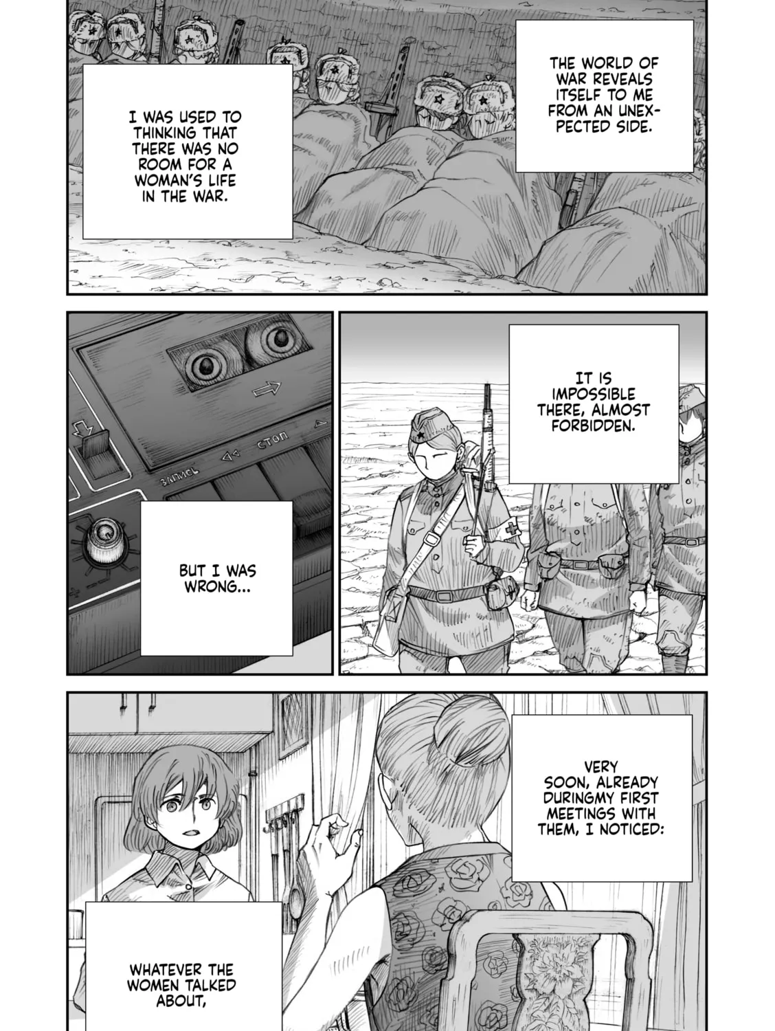 Sensou wa Onna no Kao wo Shiteinai Chapter 26 page 7 - 