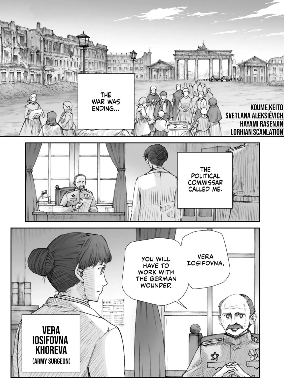 Sensou wa Onna no Kao wo Shiteinai Chapter 27.2 page 5 - 