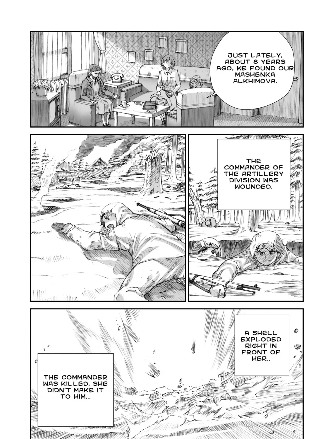 Sensou wa Onna no Kao wo Shiteinai Chapter 3.2 page 27 - 