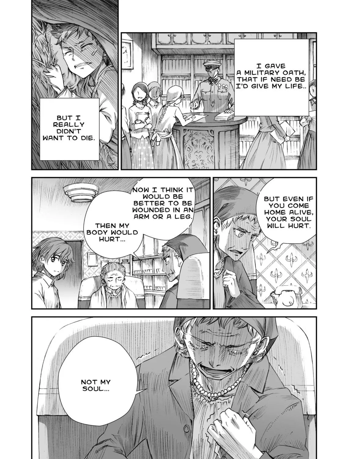Sensou wa Onna no Kao wo Shiteinai Chapter 3.2 page 39 - 