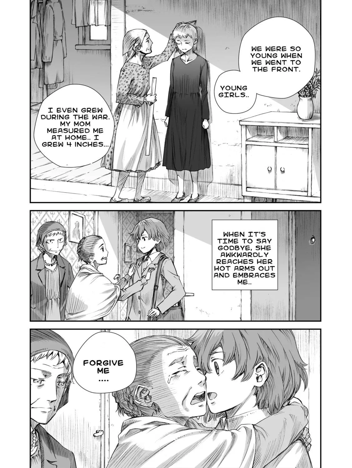 Sensou wa Onna no Kao wo Shiteinai Chapter 3.2 page 41 - 