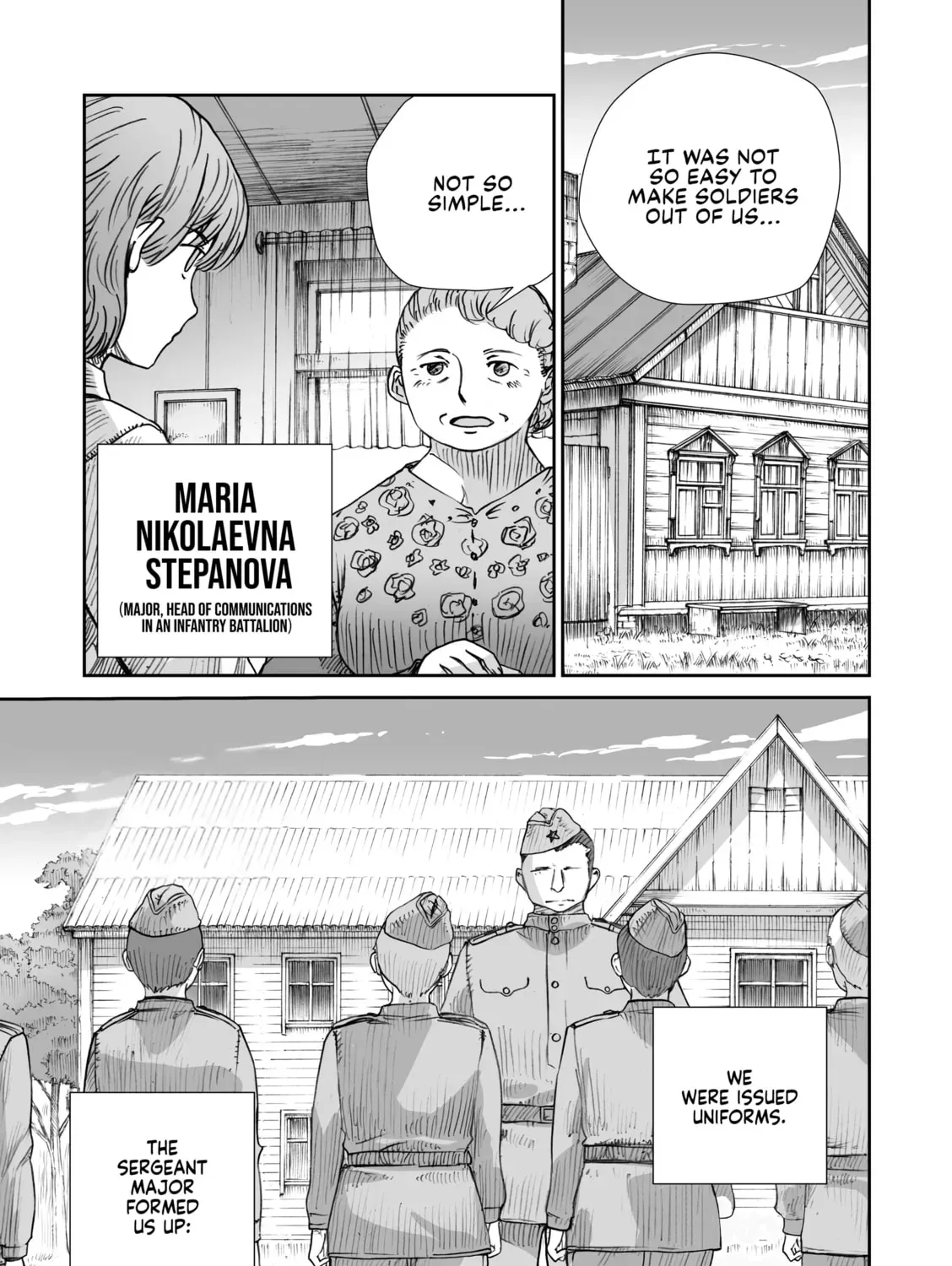 Sensou wa Onna no Kao wo Shiteinai Chapter 3.5 page 5 - 