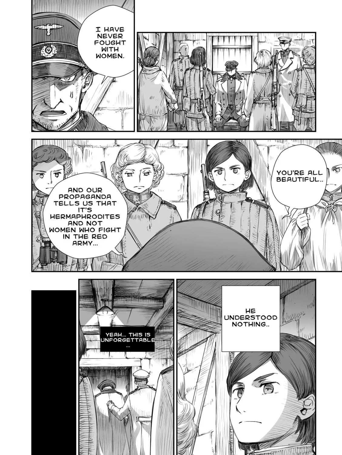 Sensou wa Onna no Kao wo Shiteinai Chapter 3 page 23 - 
