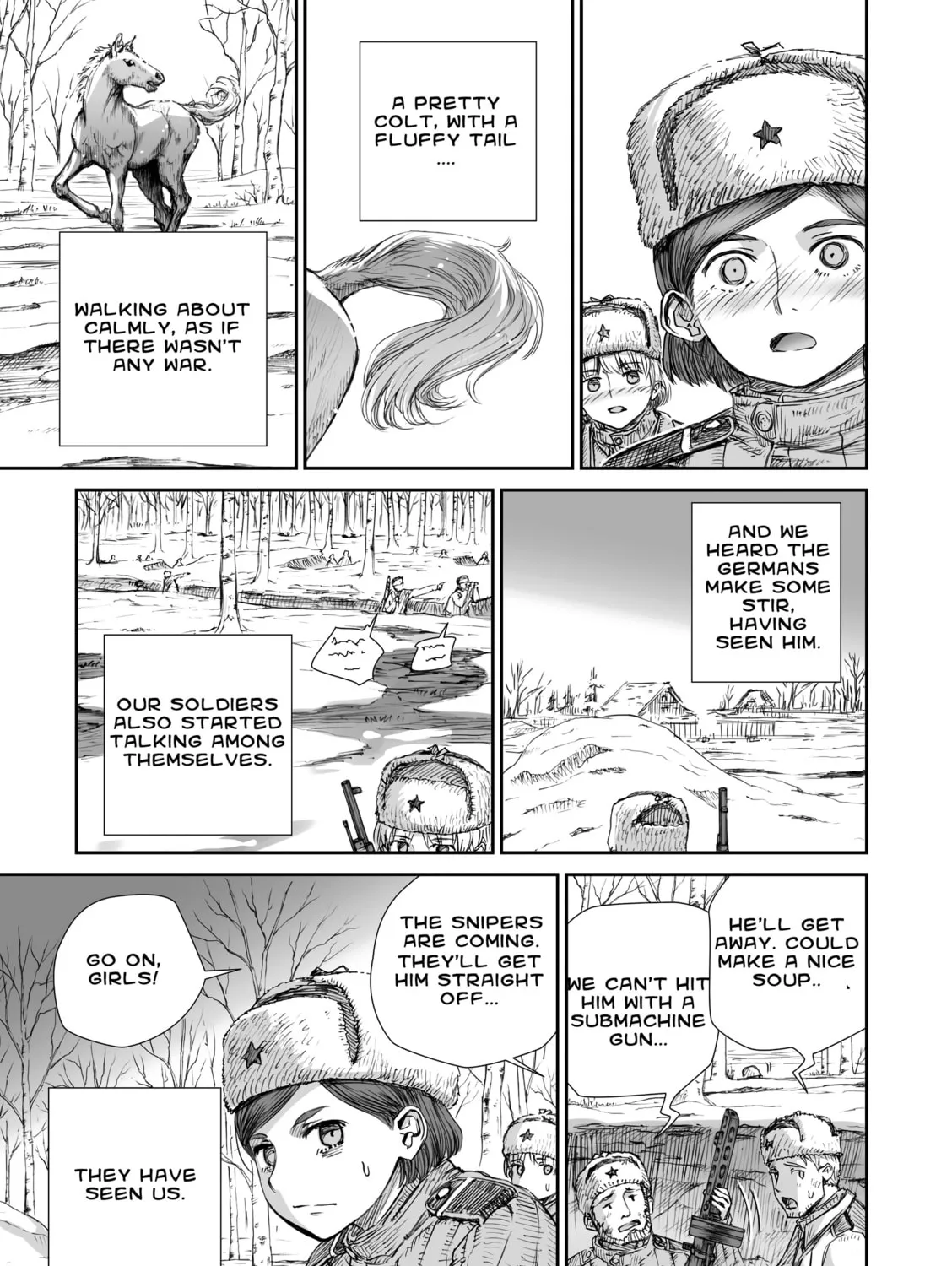 Sensou wa Onna no Kao wo Shiteinai Chapter 3 page 33 - 