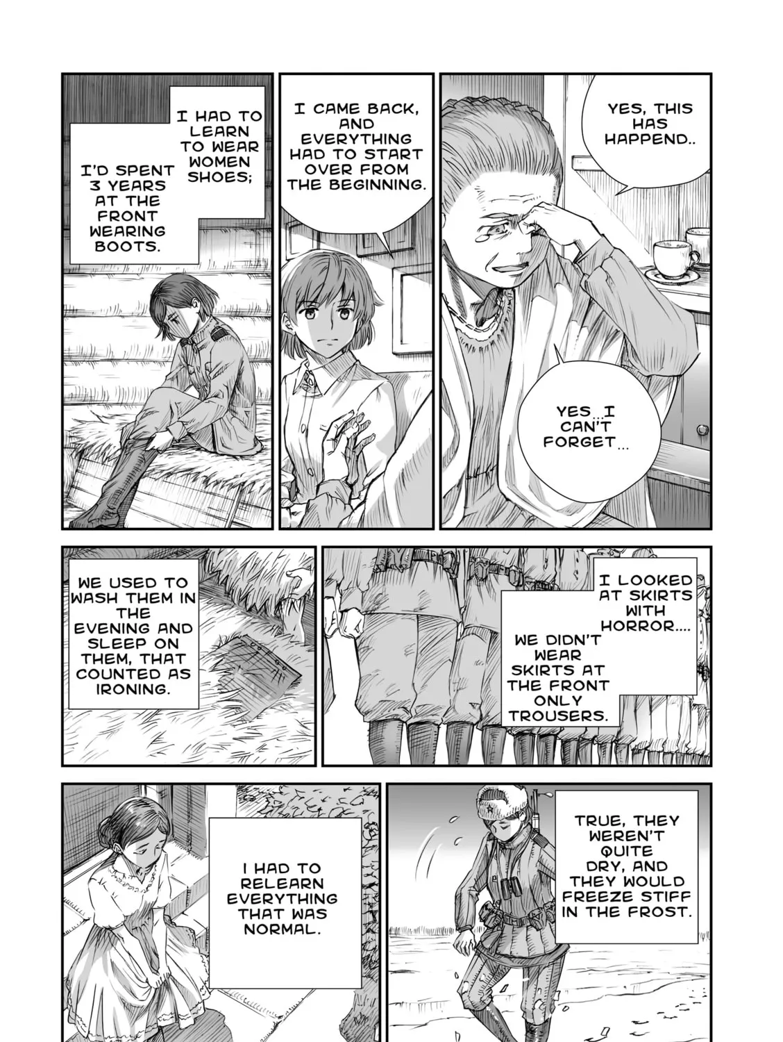 Sensou wa Onna no Kao wo Shiteinai Chapter 3 page 45 - 