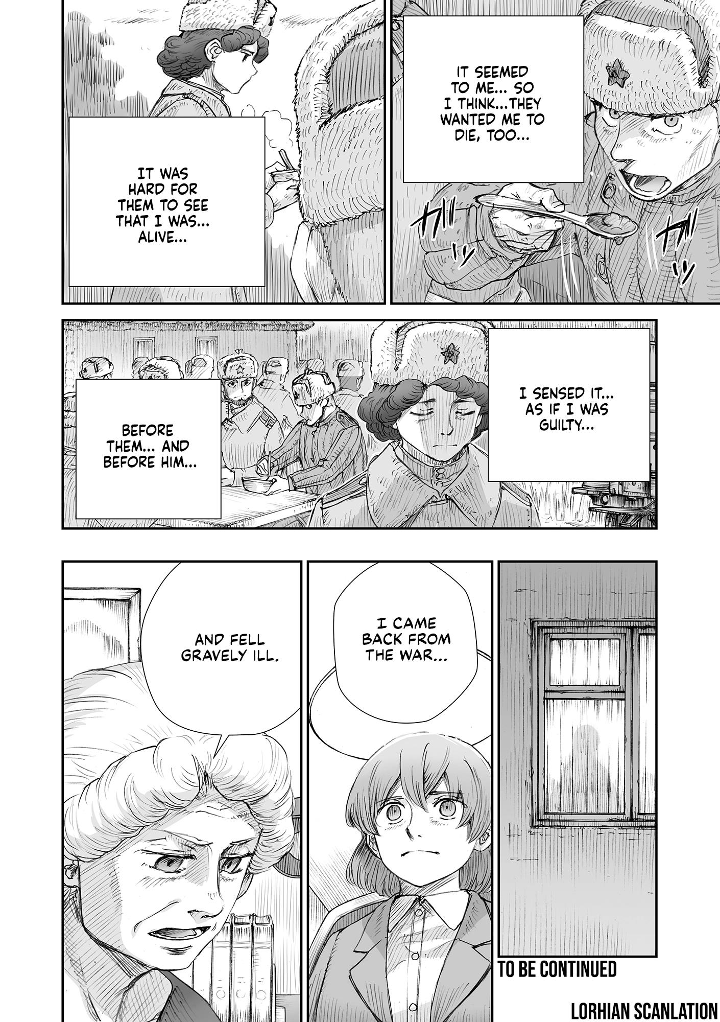 Sensou wa Onna no Kao wo Shiteinai Chapter 32.01 page 14 - 