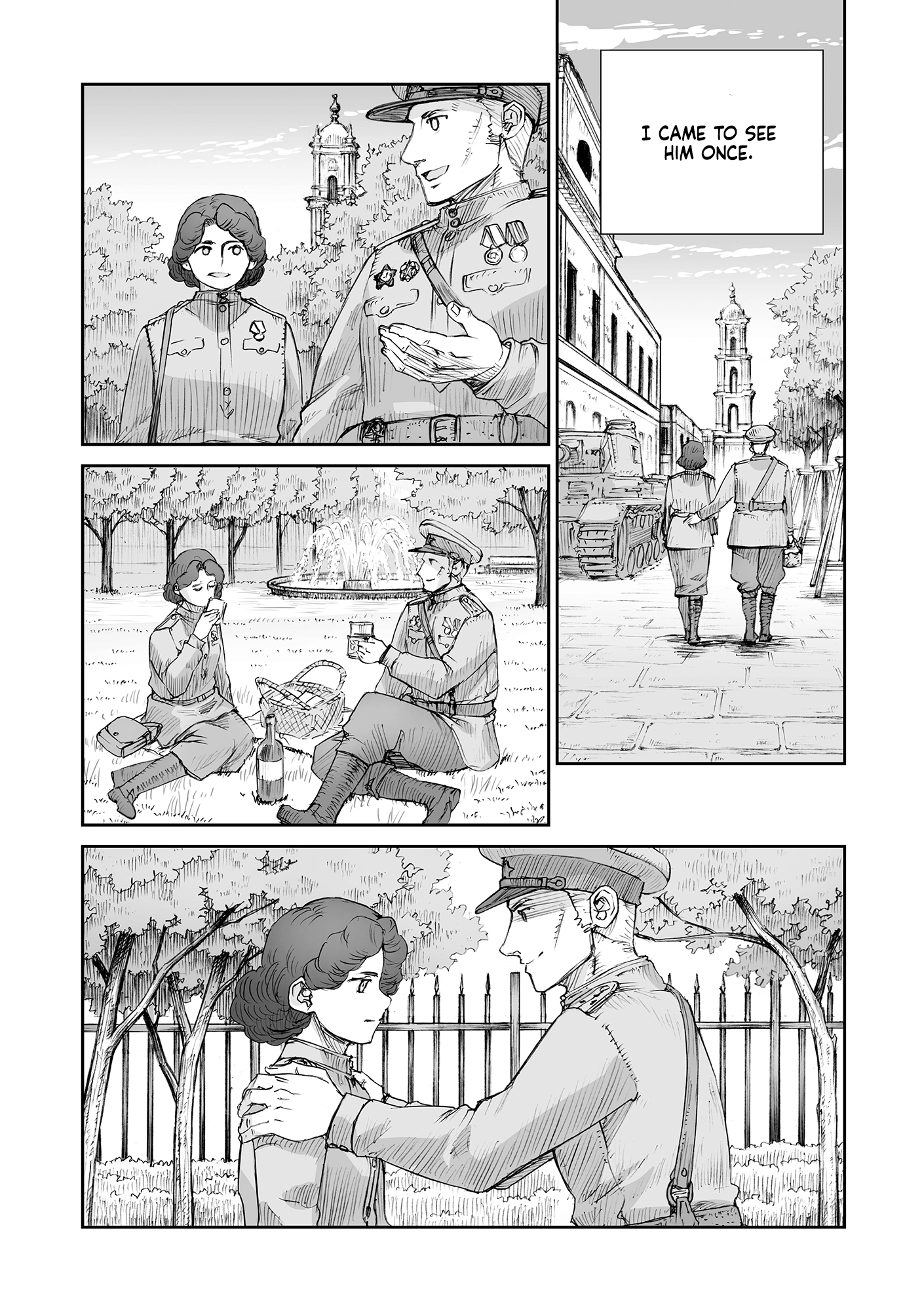 Sensou wa Onna no Kao wo Shiteinai Chapter 32.01 page 5 - 