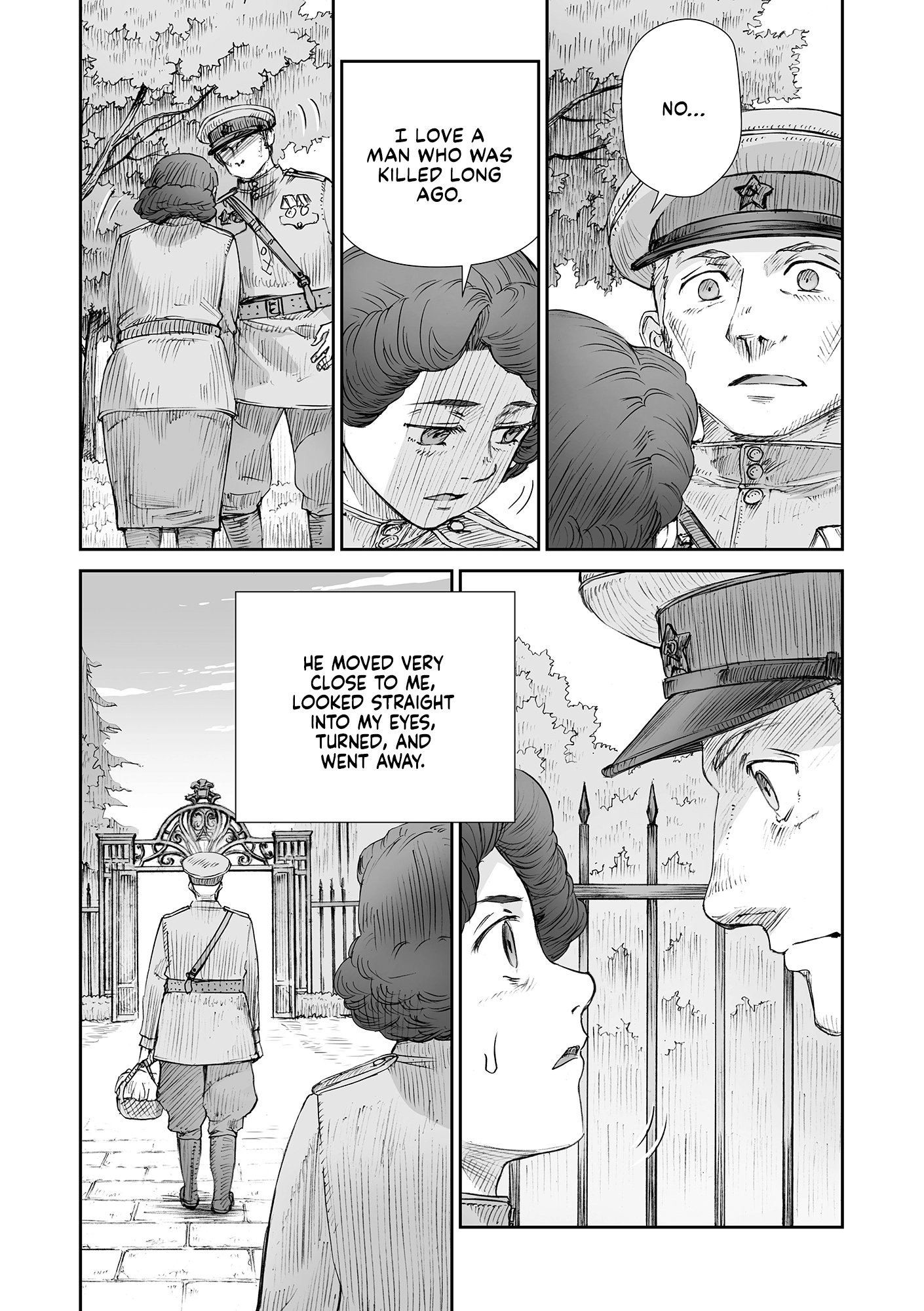 Sensou wa Onna no Kao wo Shiteinai Chapter 32.01 page 6 - 