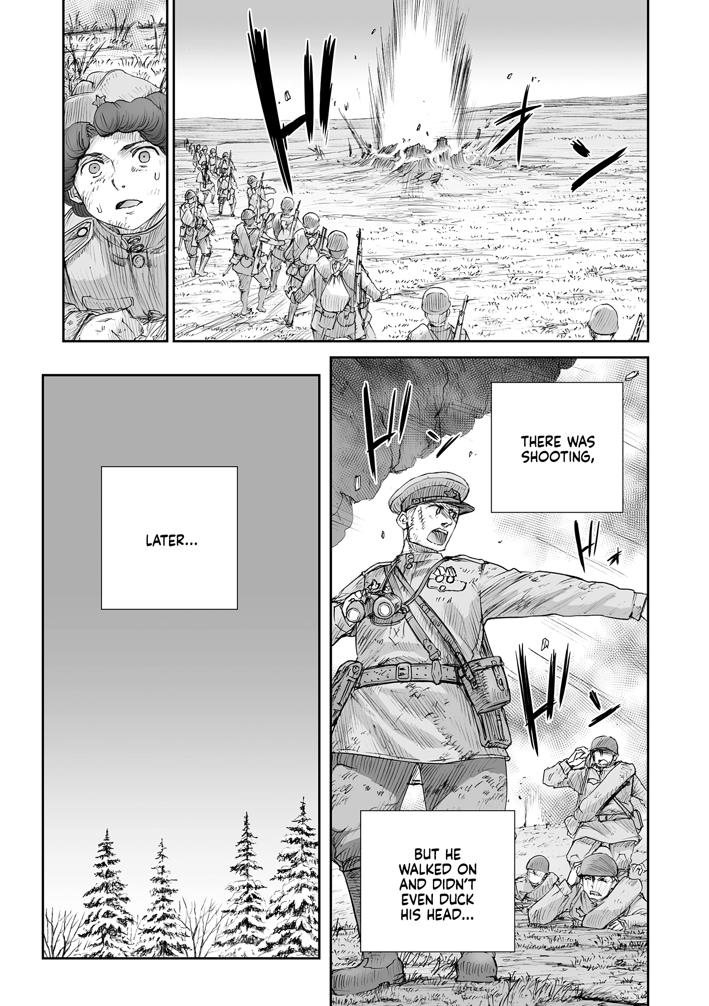 Sensou wa Onna no Kao wo Shiteinai Chapter 32.01 page 7 - 
