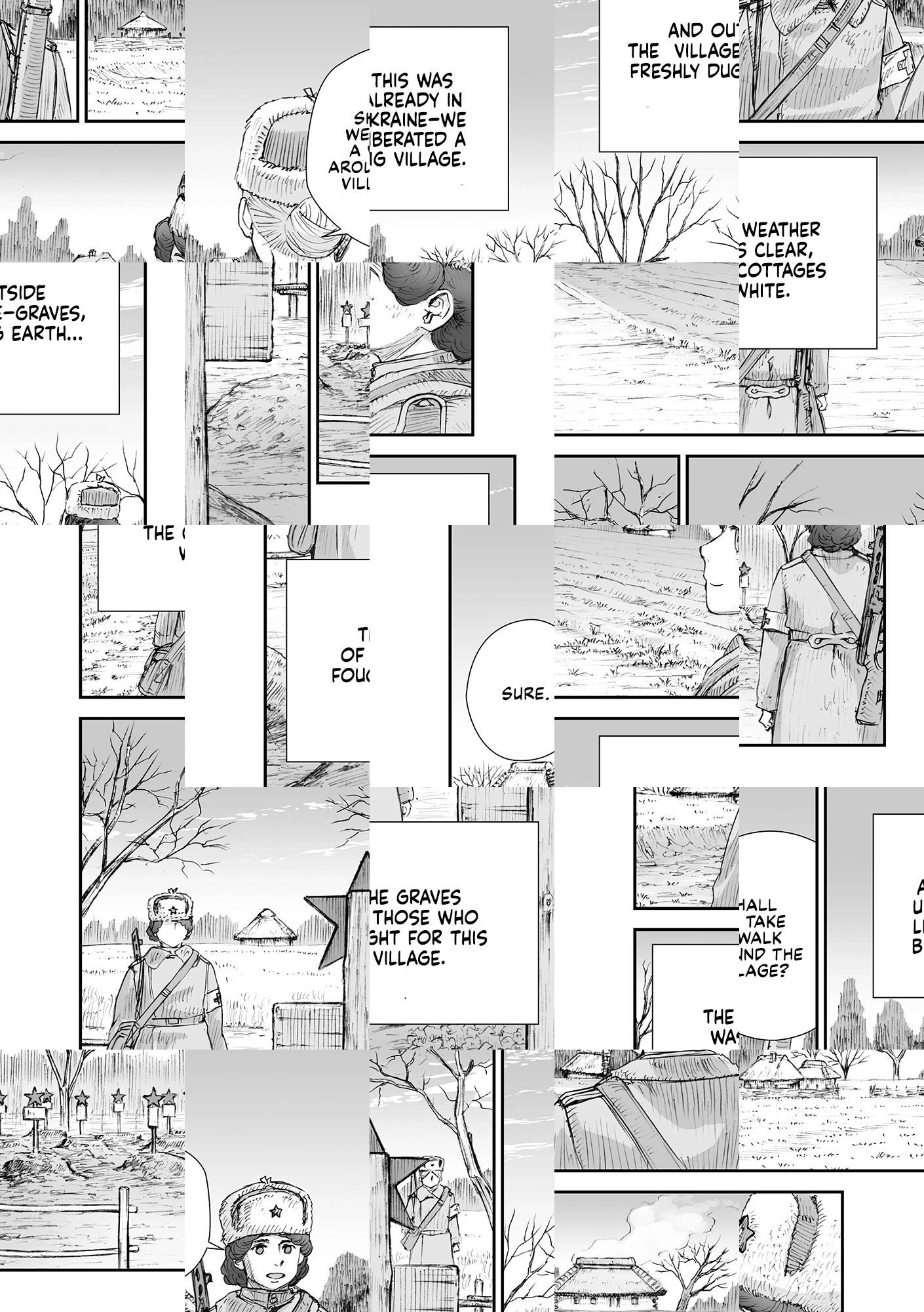 Sensou wa Onna no Kao wo Shiteinai Chapter 32.01 page 8 - 