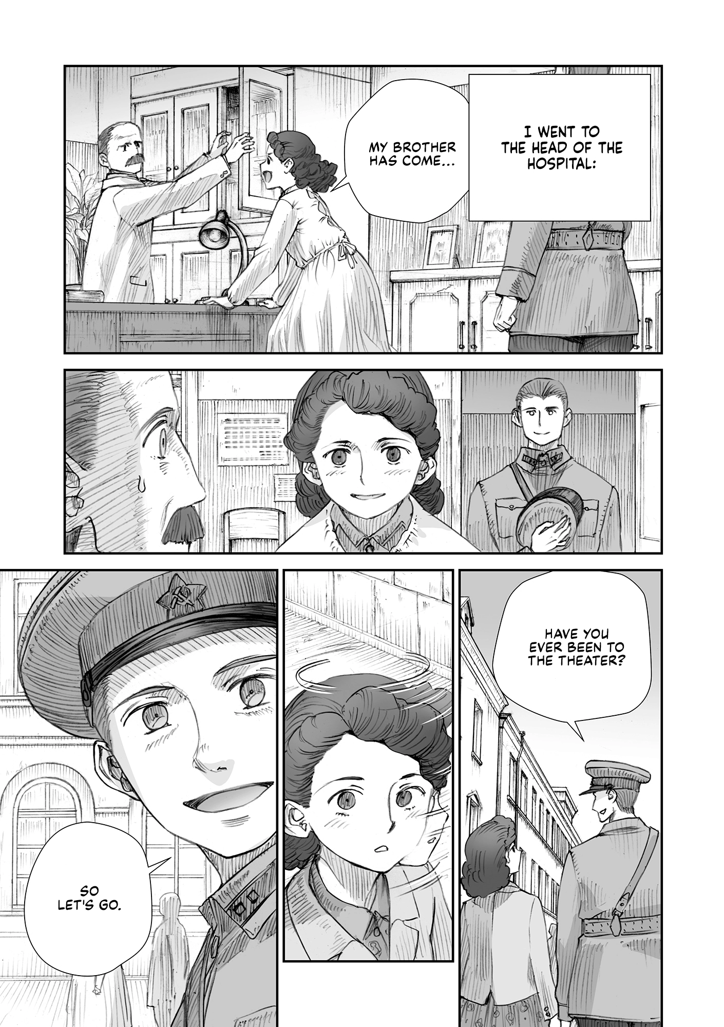 Sensou wa Onna no Kao wo Shiteinai Chapter 32.03 page 13 - 