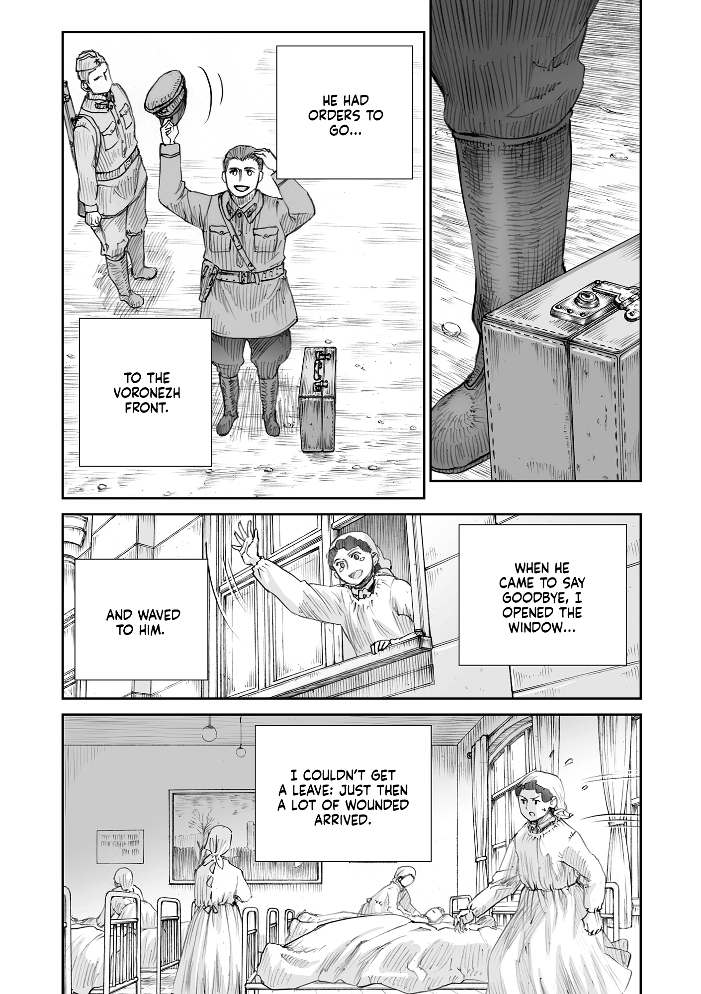 Sensou wa Onna no Kao wo Shiteinai Chapter 32.03 page 17 - 
