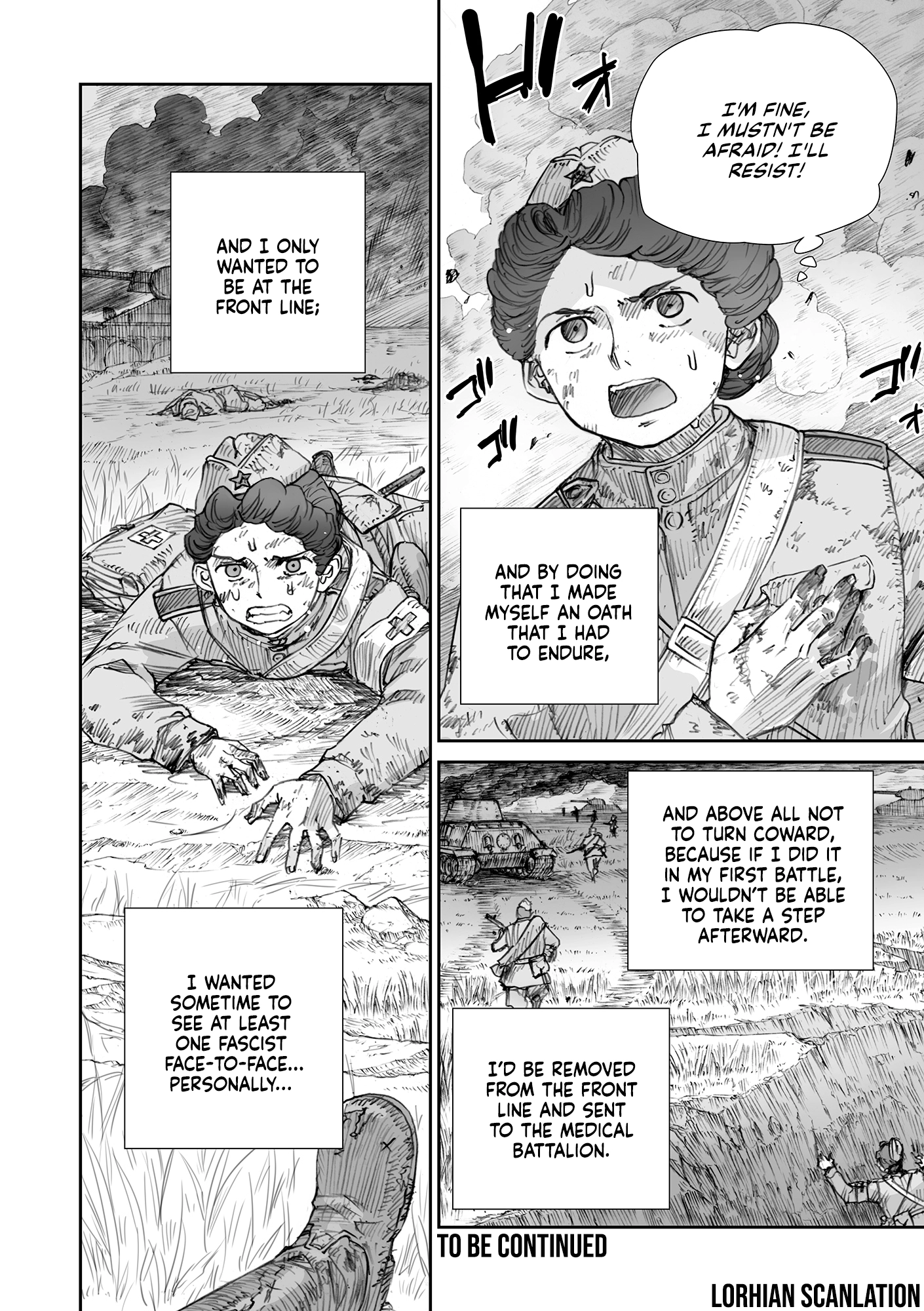 Sensou wa Onna no Kao wo Shiteinai Chapter 32.04 page 12 - 