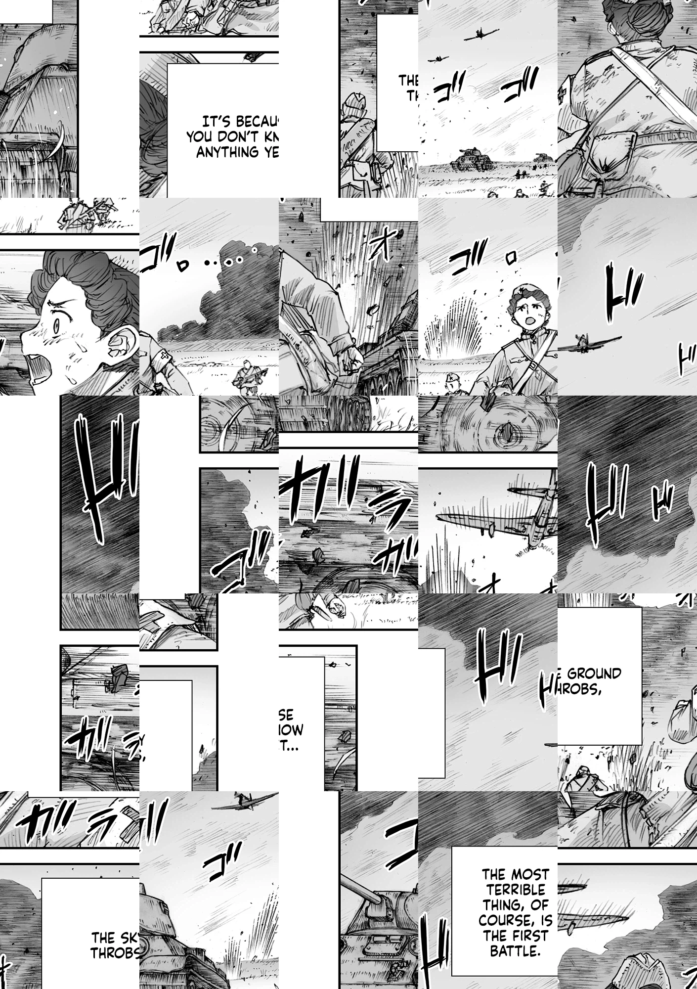 Sensou wa Onna no Kao wo Shiteinai Chapter 32.04 page 8 - 